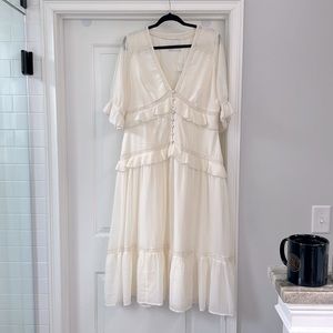 Asos ivory dress